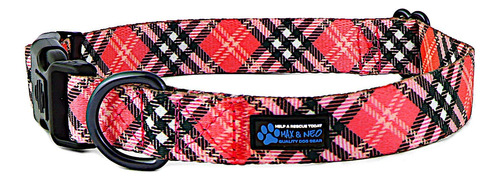 Collar Para Perro Neo Con Patrón De Cuadros Max And Neo: Do