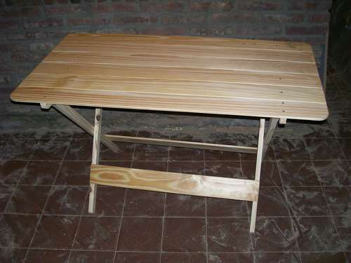 Mesa Plegable De Madera 120 X 70 X 75 ¡¡superoferta!! Ya!!!