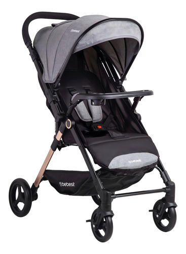 Carriola Infantil BB2200QB100G Reversible Reclinable Gris Bebesit