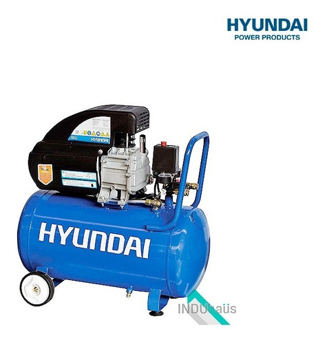 Compresor Hyndai 2hp 220v 50lts 8 Bar / Induhaus