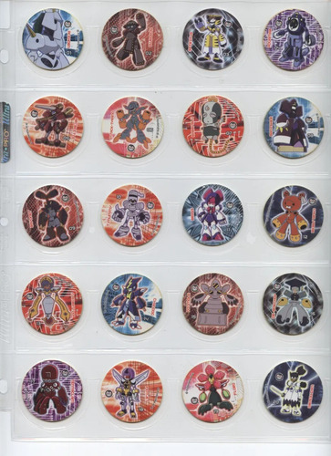 Colección De 140 Tazos Medabots Normal Y Metálix Sabritas (Usado)