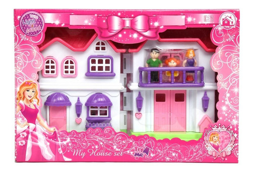 Casita De Juguete Luz Y Musica Accesorios Muñeca Casa Niñas