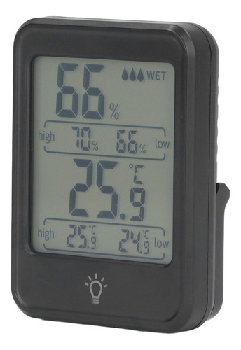H Mini Termómetro Higrómetro Con Pantalla Lcd