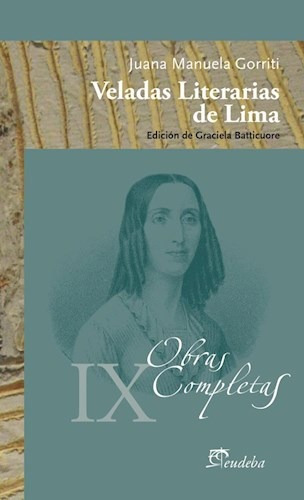Libro Veladas Literarias De Lima De Juana Manuela Gorriti