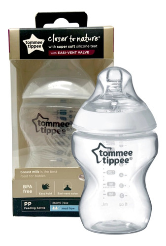 Mamadera 260ml 0m+ Closer To Nature Tommee Tippee