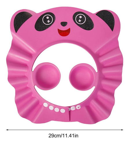 Gorro De Baño Ducha Bebe Infantil Oso Panda Sombrero Niños Rosa Gorro De Baño Oso Panda