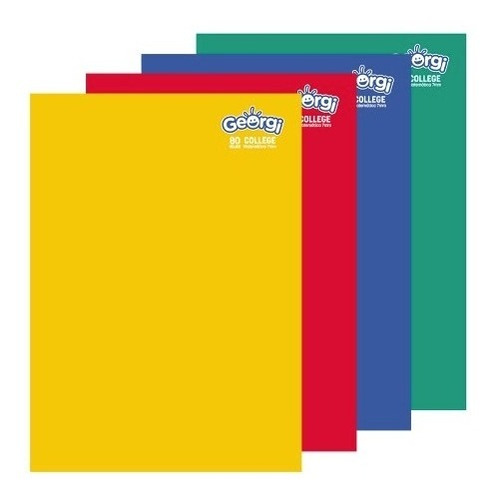 Pack 10 Cuadernos College 5mm 80 Hjs Georgi 