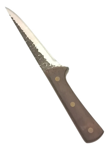 Cuchillo Carnicero Rustico Hoja Delgada Filetero Con Funda