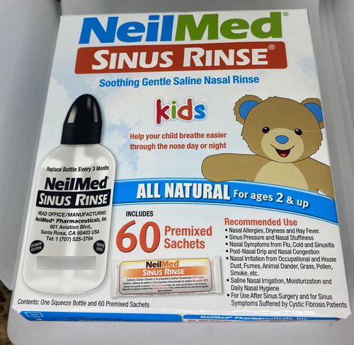 Lavados Nasales Niños Neil Med Kid Sinus Rinse 60 Sobres