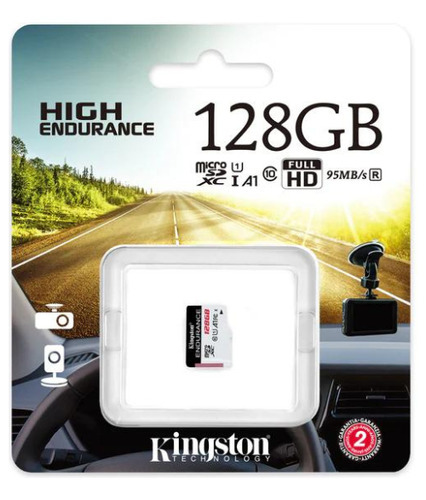 Cartão Kingston Micro Sd 128gb Endurance Classe 10 Sdce128gb