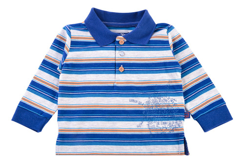 Polo M/l Con Cuello  Bebe Niño Melange