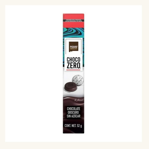 4 Pzas Chocolate Picard Choco Zero Amargo Sin AzĂșcar 52 G
