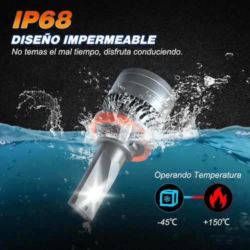 Kit De Focos Led 9005 H11 Para Subaru Alto/bajo De 14000 Lm