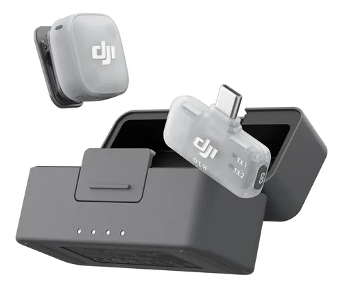 Dji Mic Mini 2 (1 Tx + 1 Mobile Rx + Armazenamento De
