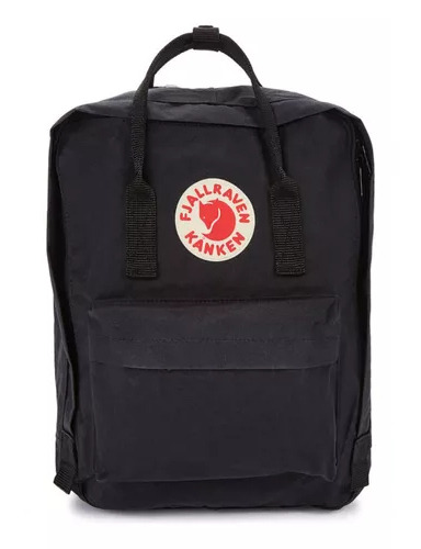 Mochila Fjallraven Kånken Kånken color negro diseño liso 16L