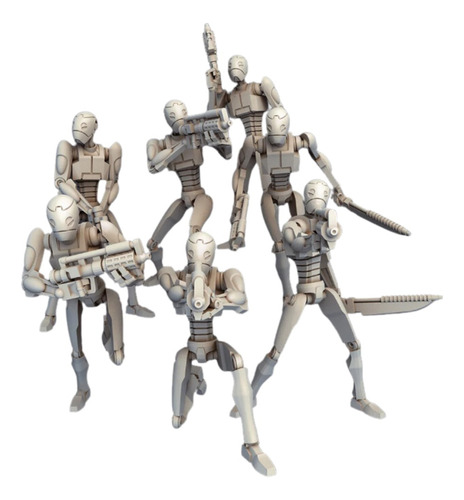 Set De 7 Mini Figuras Droides Asesinos Star Wars Legion