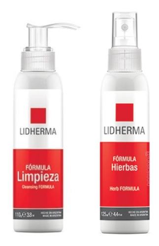 Kit Emulsión De Limpieza + Loción De Hierbas Lidherma