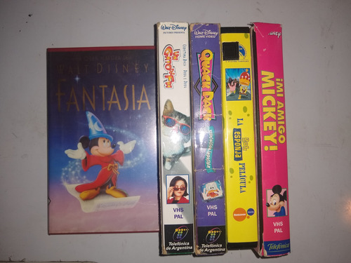 Películas Varias De Disney En Vhs