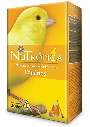 Ração Nutrópica Farinhada Para Canário - 300g Kit 2 Unidades