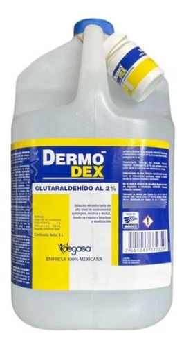 Glutaraldehido Dermodex 4l Desinfectante Quirurgico 2%