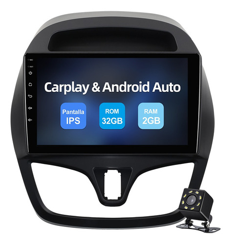 Estéreo Carplay Para Chevrolet Spark 2018-2022 Cámara Gps Fm