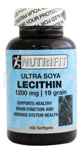 Lecitina De Soya 1200mg Americana Pura Nutrifit