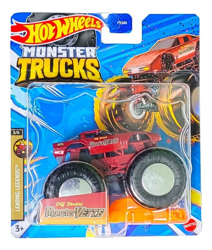 Monster Trucks Hot Wheels Monster Vette  1:64 - Mattel