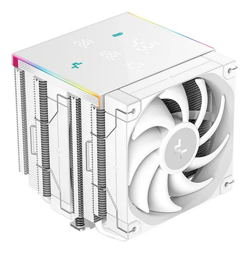 Cpu Cooler Deepcool Ak620 Digital Pro Wh Display Gigante ! Led Argb