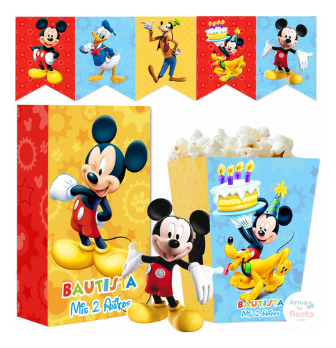 Kit Imprimible Mickey Mouse Personalizado