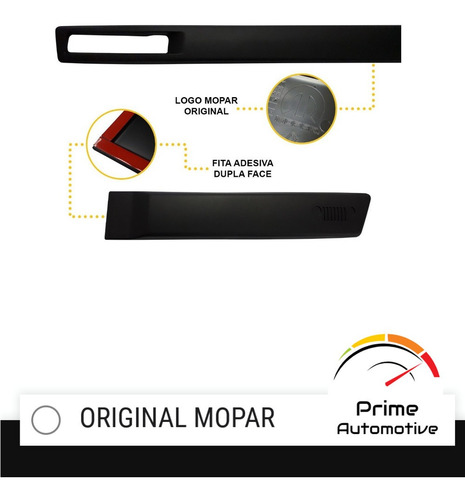 Imagem 2 de 5 de Jogo Friso Lateral Borrachão Original Mopar Jeep Renegade