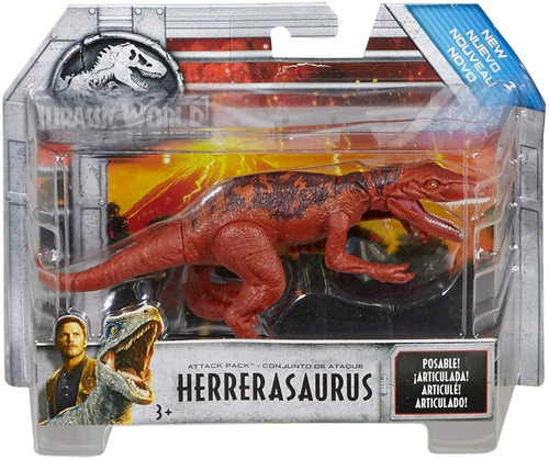 Jurassic World Figura Herrerasaurus De Ataque Articulado