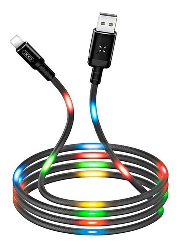 Cable Lightning 2.1a Con Iluminación Led  Xo-nb108