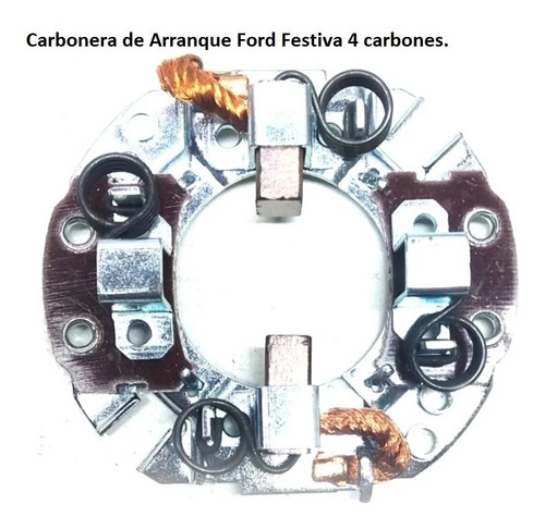 Carbonera De Arranque Ford Festiva 4 Carbones 