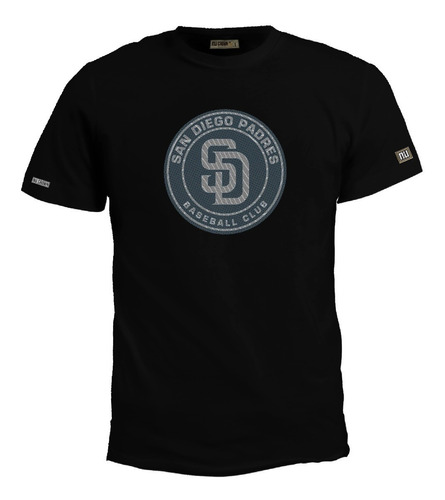 Camiseta San Diego Padres Logo Circulo Beisbol Hombre Bto