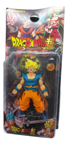 Figura Juguete Dragon Ball Z Goku Ssj Super Saiyajin Grito 