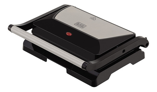 Grill Elétrico 750w Com Prensa E Alça Inox Black+decker G800