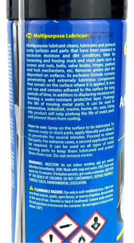 Lubricante / Aflojatodo Multiusos (aerosol) 175ml
