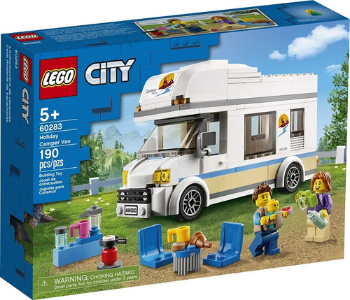 Lego® City - Autocaravana De Vacaciones 190 Piezas Art 60283