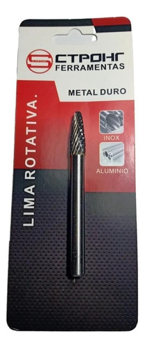 Lima Rotativa Arvore Ponta Esferica Fx Haste 6mm Corte 18x6