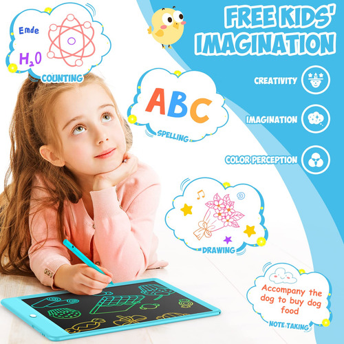 Tableta De Escritura Lcd Para Ninos, Divertida Y Educativa.