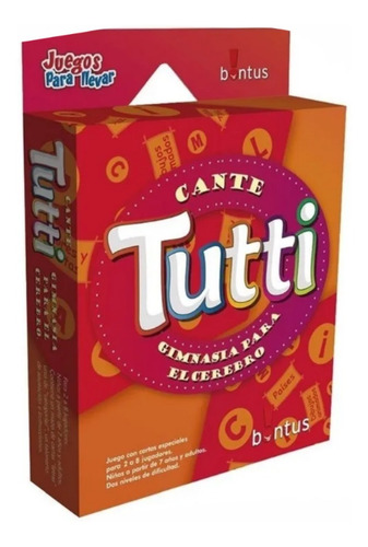 Imagen 2 de 3 de Juegos Para Llevar Bontus Cartas Viaje Juego De Mesa Juegos Cante Tutti