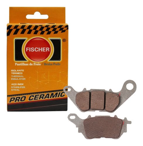 Pastilha Fischer Ceram Traseira Yamaha Xmax 250 Abs Fj2850pc