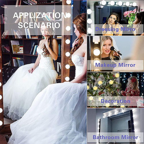 Luz De Espejo De Maquillaje Led Hollywood Style Kit