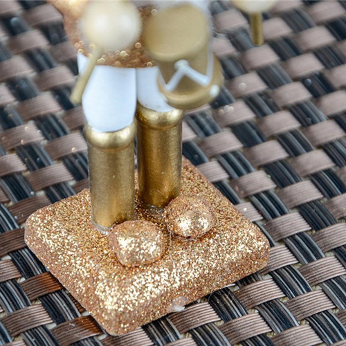5 Piezas De Adornos De Cascanueces De Brillante De
