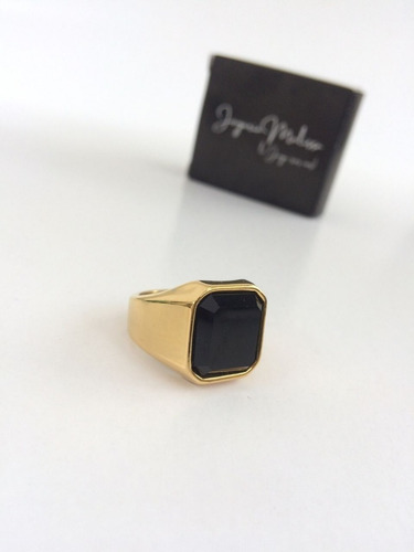 Anillo En Acero Quirúrgico Mesa - Piedras Anillos Hombre