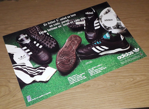P272 Clipping Publicidad Botines Adidas Año 1995 (Usado)