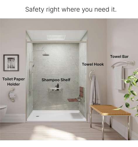 Toallero Serie Plus, Barras De Agarre Para Baño Y Ducha, Seg