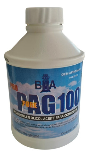Aceite Sintético Pag-100 Compresores R134, R407, R404, R410 