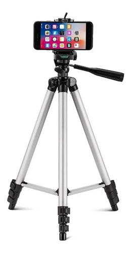 Imagen 2 de 9 de Tripode Para Camaras Y Celulares Tf 3110 Extensible A 1,02m