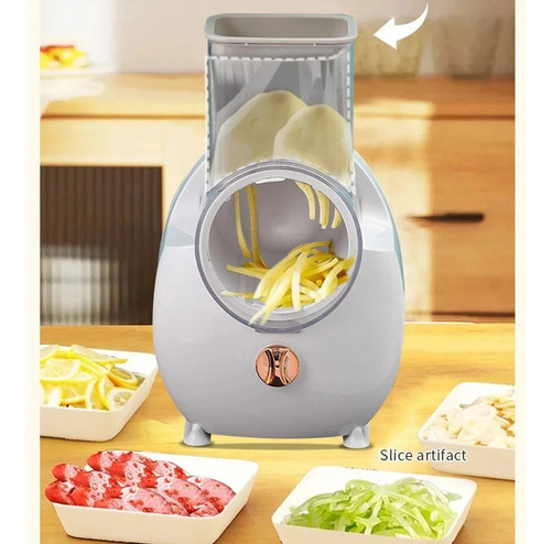 Rallador Eléctrico De Queso For Rebanar Verduras 3 En 1